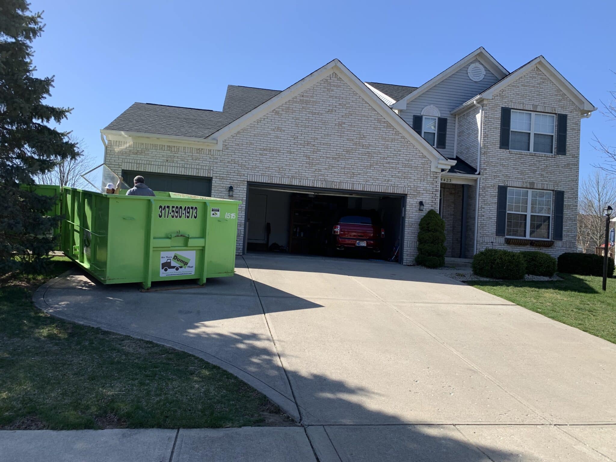 rent a roll off dumpster for commercial projects in indianapolis